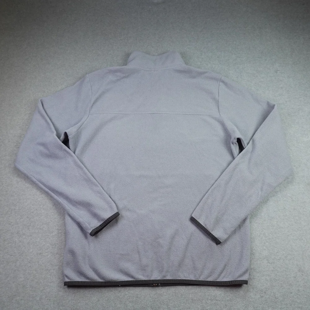 The North Face Jacket Mens Medium Gray Casual Full Zip Fleece Outdoor